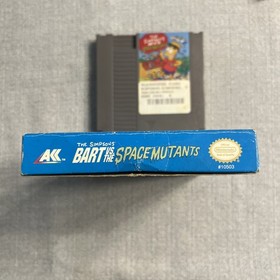 The Simpsons: Bart vs. The Space Mutants Nintendo NES With Box 