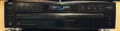 Vintage JVC XL-F252BK Carousel CD Changer 5-Disc CD Player TESTED WORKS