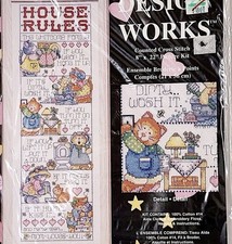 Design Works Kitten House Rules 9885 Counted Cross Stitch Craft Art Kit New NIP