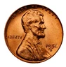 1956-D Gem Red BU US Lincoln Wheat Cent Penny Fast S&H W/Tracking