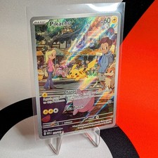 🔥Pokémon Pikachu Sv: Scarlatto e Viola 151 173/165 Illustrazione Rara Holo NM 🔥