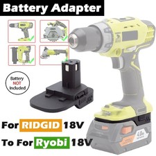 Adapter For RIDGID AEG 18V Battery Convert to For Ryobi 18V Cordless Power Tools