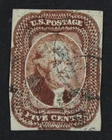 CKStamps: US Stamps Collection Scott#12 5c Jefferson Used CV$700