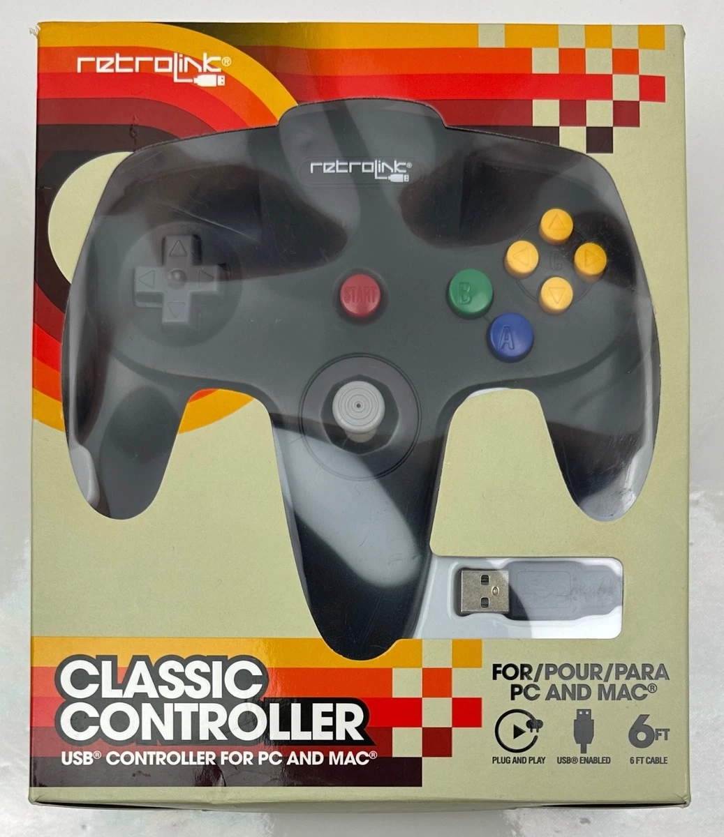 Manette De Jeu USB RetroLink Style NES - Pour PC Et Mac - Gamepad Rétro - Neuf Dans Sa Boîte