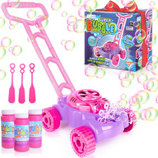 Artcreativity Bubble Lawn Mower For Toddlers 1-3 Kids Bubble Machine For