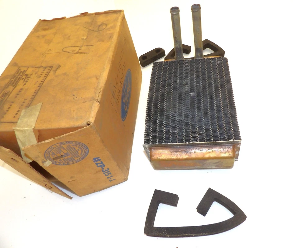 Galaxie 500 XL LTD 1968 Monterey Marquis Marauder Nuevo de Lote Antiguo A/A Calentador Núcleo y Sellado Foto 3 de 4