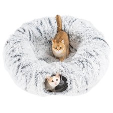 Avont Cat Tunnel Bed with Central Washable Cushion - Large Cat Tunnel Tube Toys