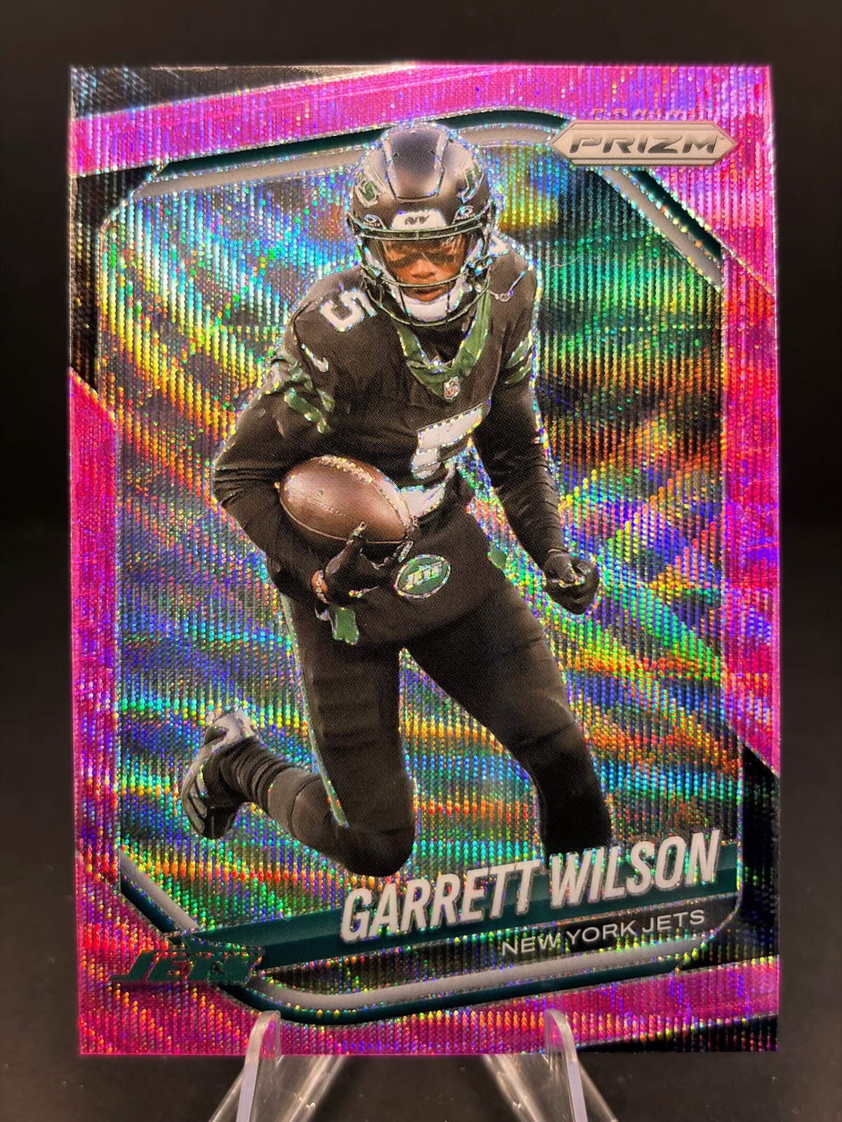 2025 Panini Prizm Garrett Wilson #178 Pink Wave