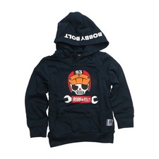 Felpa con cappuccio Bobby Bolt Scram navy Taglia bambino 122/128