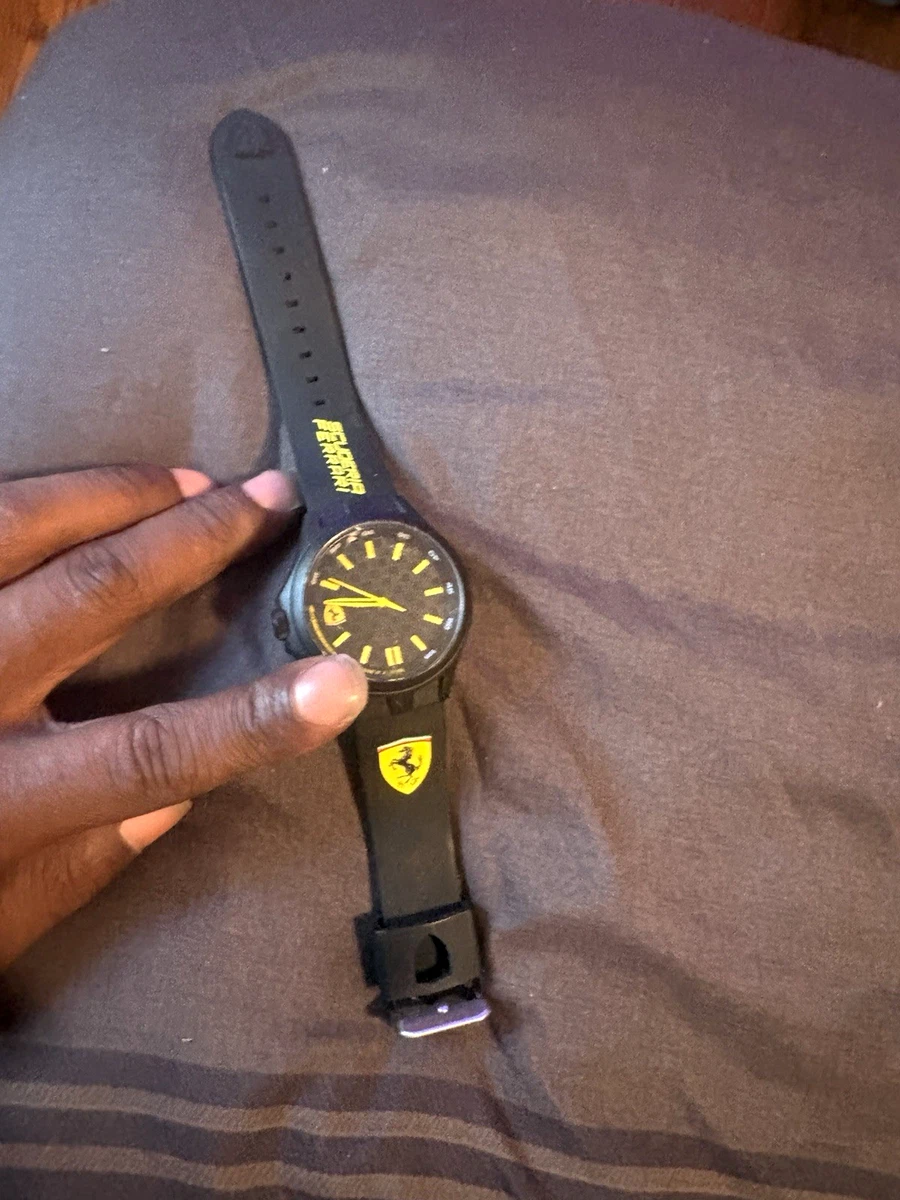 Ferrari Black Wristwatches for sale | eBay