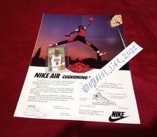 CARD AD MICHAEL JORDAN GATORADE USA DREAM TEAM NIKE AIR JORDAN 1986 1992 GREEN