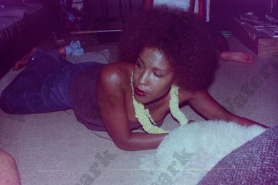 curvy woman glamour pose candid   35mm Negative V7n14