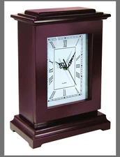 PS Products Concealment Clock Rectangle, Fits Med-Large Handguns, Mahogany Wood