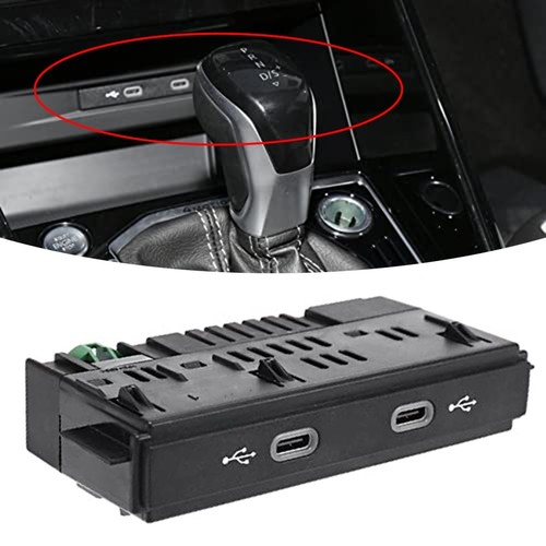 For Tiguan For MK2 Vehicle Accessory Dual USB Charger Installation Kit - Picture 2 of 9