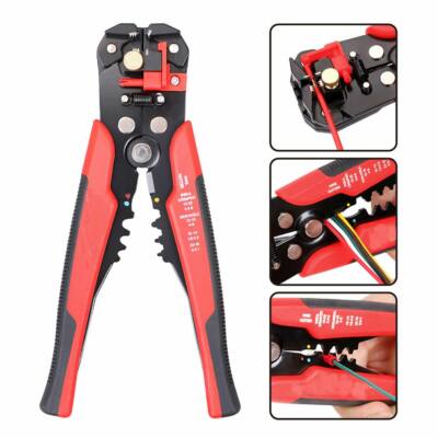 Self-Adjusting Insulation Wire Stripper Cutter Crimper Terminal Pliers Tool 8''