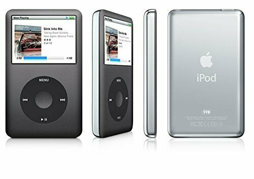 New Apple iPod Classic 7th Gen Black (80GB/160GB/512GB/1TB/2TB