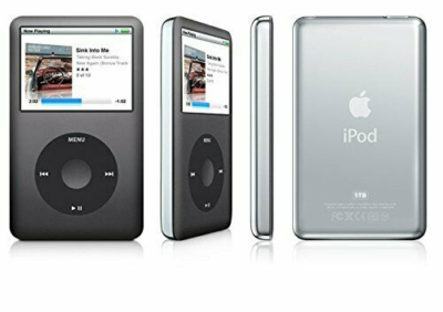 New Apple iPod Classic 7th Gen Black (80GB/160GB/512GB/1TB/2TB