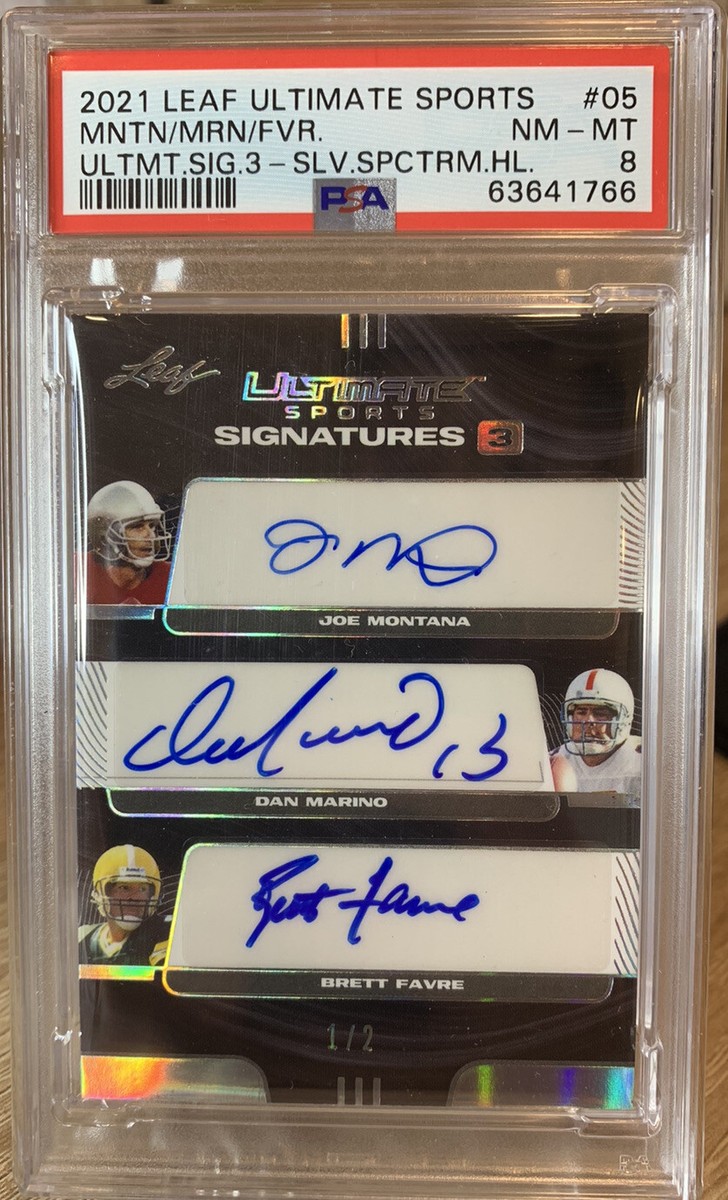 2021 Leaf Ultimate Sports Signatures 3 #1/2 Triple Auto