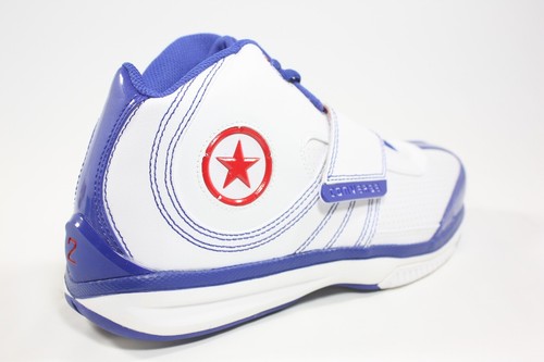 NEW/RARE Converse EB1 Elton Brand Mid - White/Royal Blue/Red (108076) - Picture 6 of 10