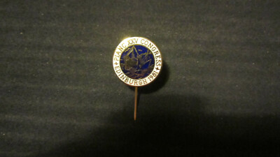 Anstecknadel Edinburgh Emailliert Planc XX V Congress 1981 m. Hersteller
