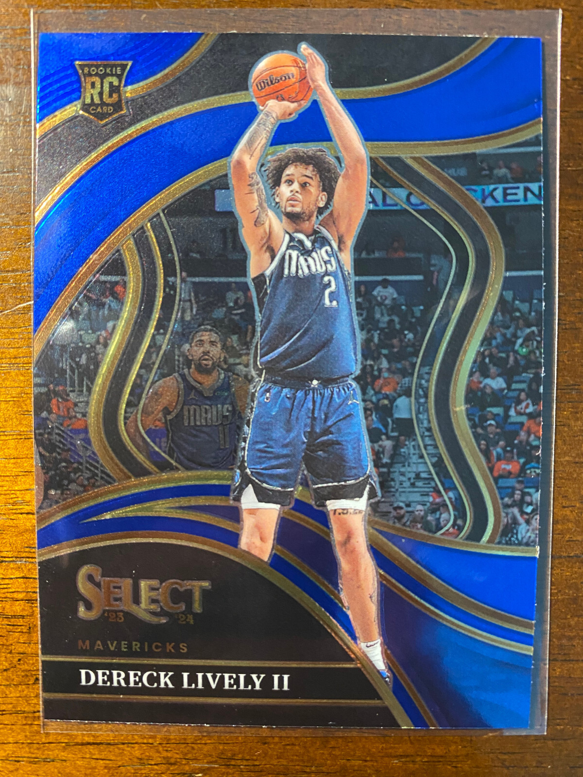 2023-24 Panini Select Dereck Lively II #285 RC Courtside Retail Blue Mavericks