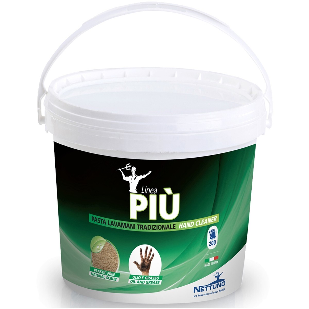 Crema Mani Pasta Lavamani NETTUNO Sgrassante Detergente Secchio