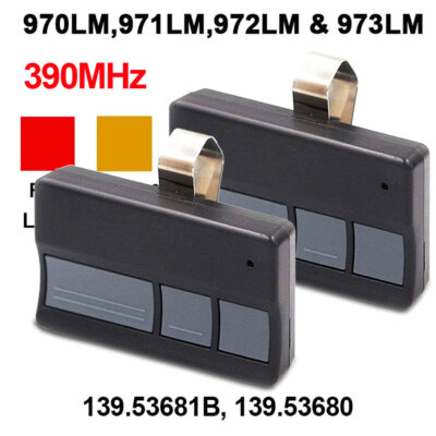 For Sears Craftsman 139.53971SRT 390MHz Billion Code Remote Control Compatible