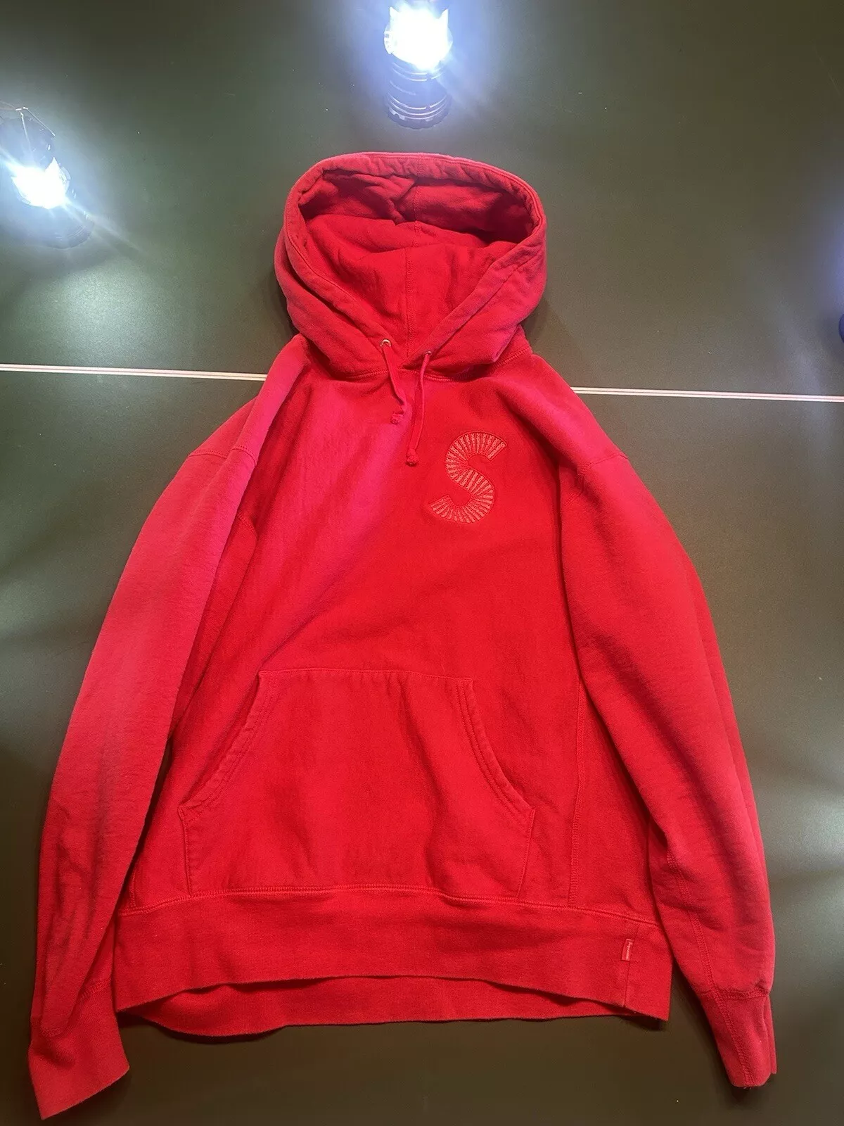 Sweat à capuche Supreme S Logo FW20 rouge   **UTILISÉ UNE FOIS !!!**