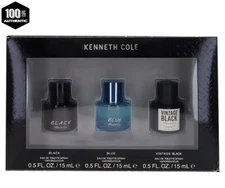 Kenneth Cole Cologne 0.5 oz / 15 ml EDT Sp 3pc Men-Black+Vintage Black+Blue