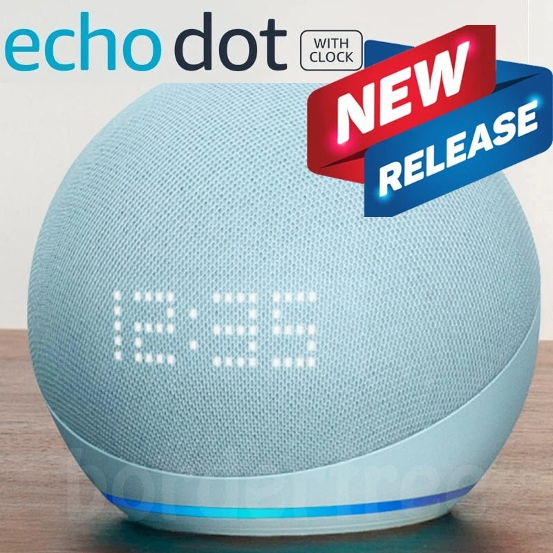 Echo Dot Smart Speaker with Clock & Alexa 5th Gen (Cloud