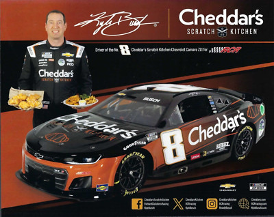 2024 KYLE BUSCH ''CHEDDAR'S'' #8 RCR RACING NASCAR CUP SERIES POSTCARD