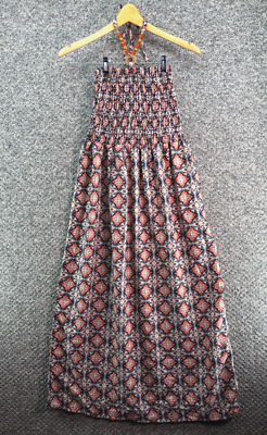Cassee's Casual Halter Neck Bejeweled Multicolor Long Dress Womens Sz M NWT  | eBay