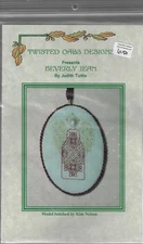 Twisted Oaks Designs -Beverly Jean-Angel ornament-cross stitch pattern-New 