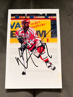 Nathan Robinson Eishockey Unterschrift Autogramm Signatur Eisbären Berlin DEL