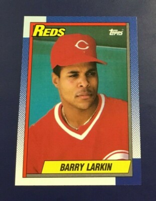 1990 Topps # 10 BARRY LARKIN Cincinnati Reds Baseball Card