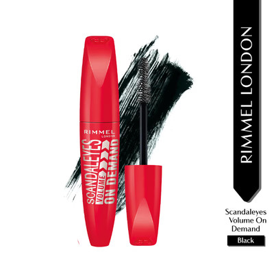 Rimmel London Scandaleyes Volume On Demand - Black (12ml) Free Shipping
