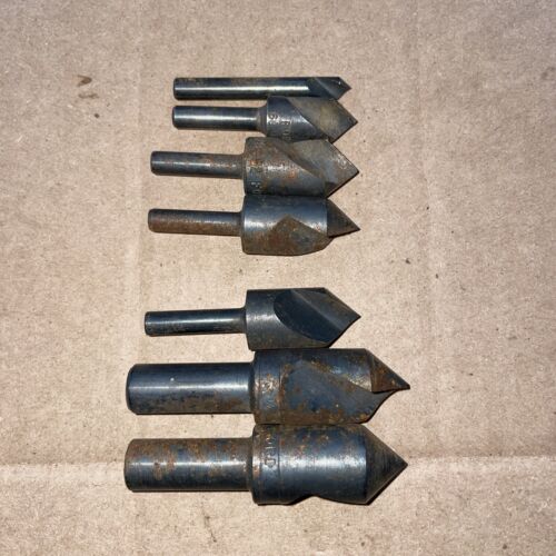 Lot of 7: Ford HS 82° Countersinks - 3-5/8", 2- 3/4", 2 Unmarked Fords See Photo