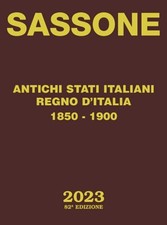 2023 Catalogo Sassone antichi stati e Regno D'Italia