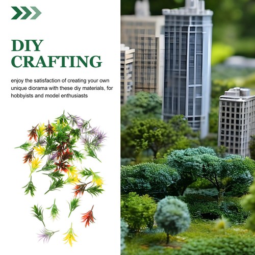 50 Pcs Simulation Von Pflanzen Modellen Miniatur-Gartenlandschaft - Bild 8 von 12