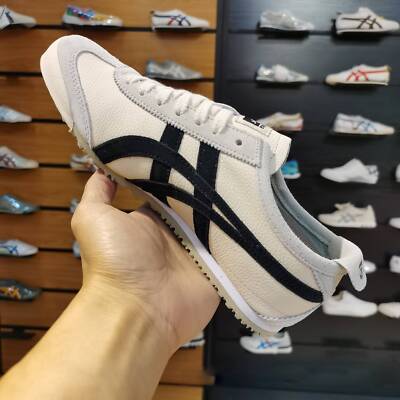 NEW Onitsuka Tiger Mexico 66 Sneakers Birch/Black - Vintage Men Women!