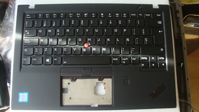 Lenovo ThinkPad X1 Carbon 6th 01YR537 Palmrest Topcase C Cover Keyboard Spanisch