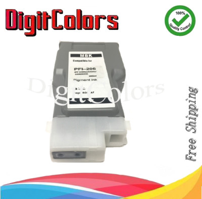 Cartouches D'encre PFI-206 Pour Canon IPF 6400/6450 - Lot De 8 Parmi 12 Couleurs, Neuves
