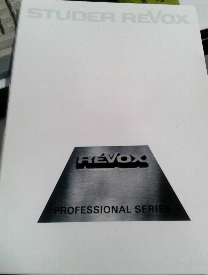 Documentazione Tecnica Studer-Revox | Service Manual Originale