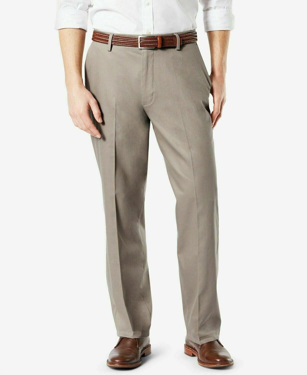 New Dockers Men's Size 30x32 Timberwolf Straight Fit The Best