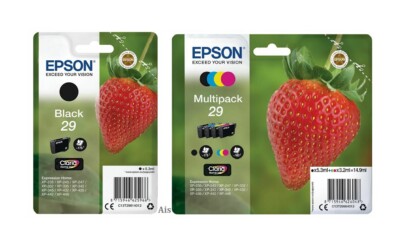 Original Epson 29, Strawberry Claria Home Tintenpatrone, XP-355 XP-452 XP455, SET