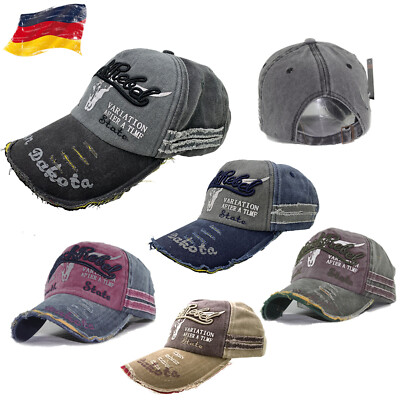 Herren Retro Basecap Mütze Schirmmütze Cappy Caps Kappe Baseball Cap Outdoor Cap
