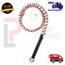 Genuine Cow Hide Leather 05 Feet long 12 Plaits Bull Whip Heavy Duty Bull Whip