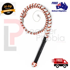 Genuine Cow Hide Leather 05 Feet long 12 Plaits Bull Whip Heavy Duty Bull Whip