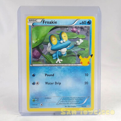 mcdonalds froakie pokemon card Pokemon McDonalds Holo Froakie Like new