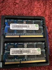 Ramaxel 4GB (2x2GB) 2RX8 PC3-10600S-999 HF  And PC3-8500S-777 Laptop Memory Used